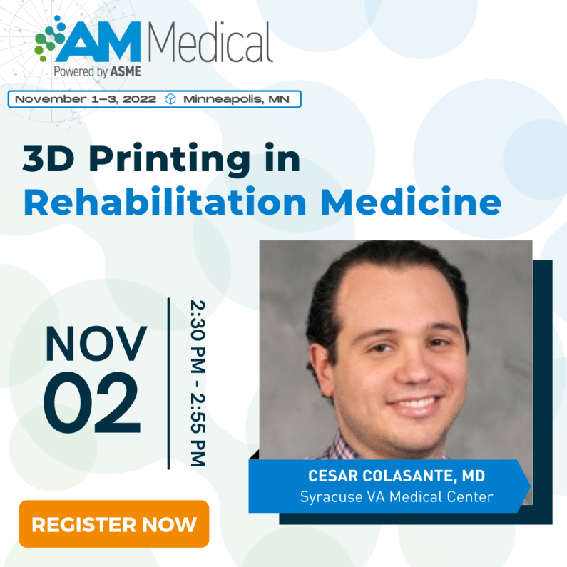 AMMS Nov22 1080x1080 Session Ads 3D Printing in Rehabilitation Medicine
